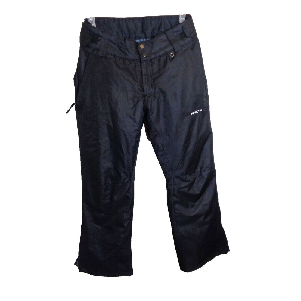 Arctix Snow Ski Pants Sz L Petite Womens Insulated Black Waterproof